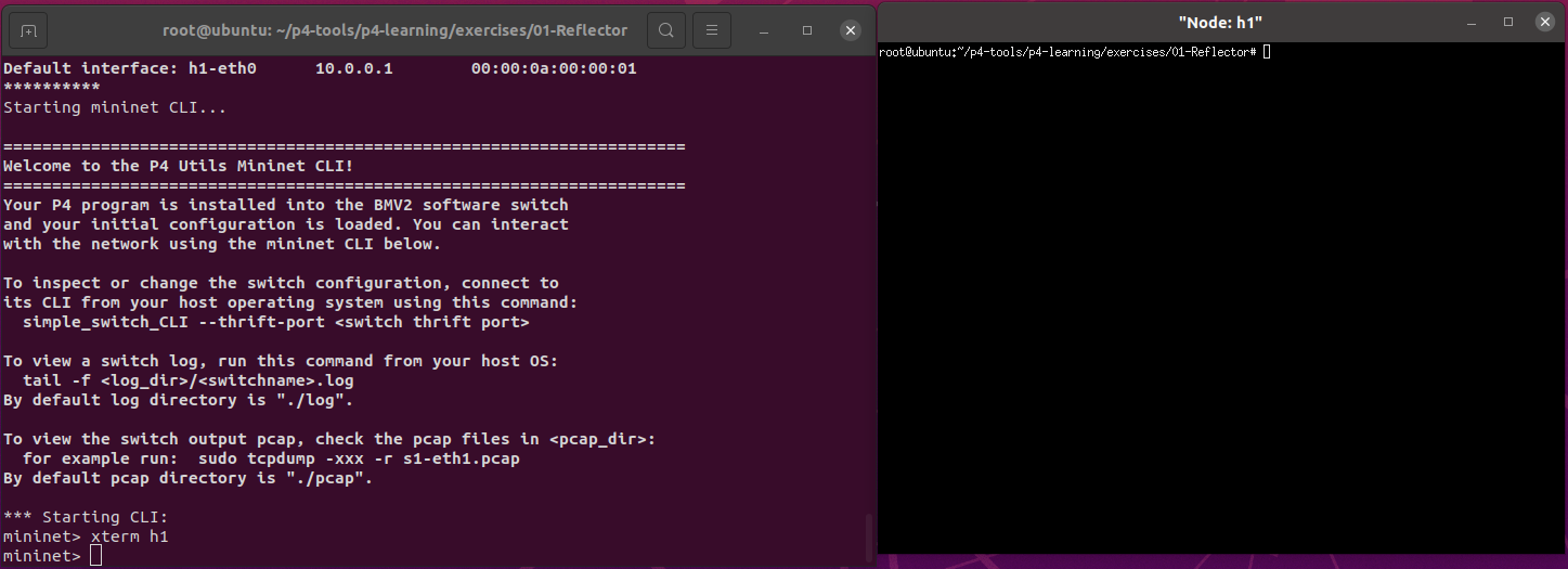 启动h1 shell界面